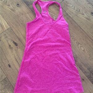 lululemon Pink Racerback Tank Top - size 2